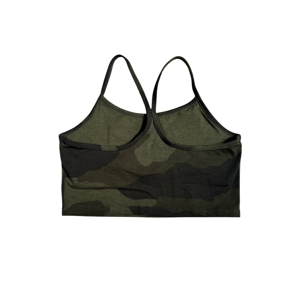 OFFLINE by Aerie Green Camo The Hugger Sports Bra Crop Tank L Sporty Spice - Picture 4 of 11